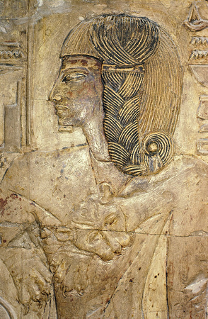 Prince in a wall painting, Valley of the Kings